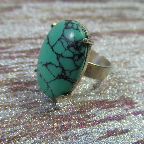 Jewelry - Turquoise Western Southwest Statement Ring Size 11